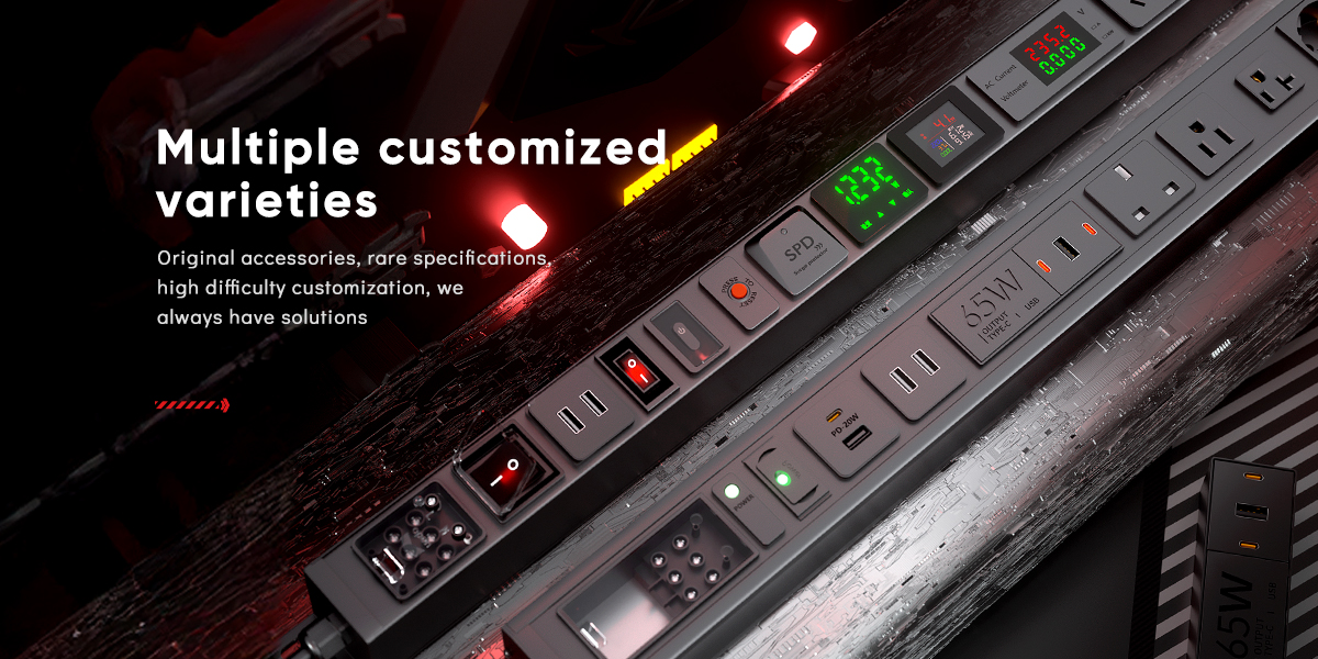 Beizhi+ 3-Phase High-Power PDU (8 C13 + 4 C19)HC-1.6UT-CA8DA4 -2Y-S-WXE (2)