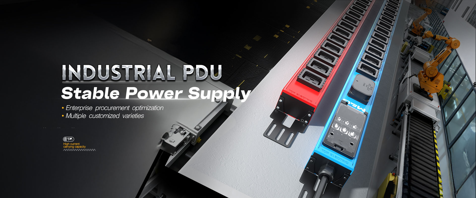 Industrial PDU stable power supply unit for enterprise power distribution