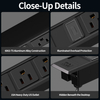 Embedded Desktop PDU Power Module with 5 AC Outlets & Circuit Breaker, ETL Listed