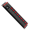15A 2U Metered Rack Mount PDU with 8 NEMA 5-15R Outlets, Full Display Metering, Surge Protection, Master Switch & ETL Listed