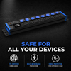 15A 2U Metered Rack PDU with 8 NEMA 5-15R Outlets, Surge Protection, Double Pole Switch & ETL Listed