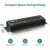 2U UK Power Distribution Unit with 6 BS 1363 Outlets, USB-C PD 65W Charging, Surge Protection & Overload Protection
