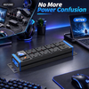 Blue Power Series 2U UK PDU with 7 BS 1363 Outlets, USB-C PD 20W Charging & Overload Protection