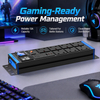 Blue Power Series 2U UK PDU with 7 BS 1363 Sockets, USB-C PD 30W Fast Charging, Digital Power Meter & Overload Protection