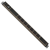 Wood-Grain 1U UK PDU with 6 BS 1363 Sockets, USB-C PD 65W Fast Charging, Digital Meter Display, Filtered Surge Protection & Illuminated Circuit Breaker