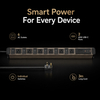 13A Desktop Power Distribution Unit with Aluminum Housing, 65W USB-C Charging Module and Overload Protection