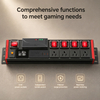 15A 2U Rack Mount PDU Power Station with 4 NEMA 5-15R Outlets, Metering Display, 30W USB-C Charger and ETL Certification