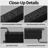 Industrial Grade 1+1U Rack PDU with 30A NEMA 5-30P Input and Heavy Duty Power Distribution