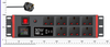 Premium 2U Aluminum UK PDU with 7 BS 1363 Outlets, Full Display Metering, USB-C PD 30W Charger & Safety Protection