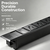 Embedded Desktop PDU Power Module with 5 AC Outlets & Circuit Breaker, ETL Listed