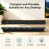 In-Desk Power Strip with 5 Outlets, 65W USB-C Fast Charging, Illuminated Circuit Breaker & ETL Safety Certification