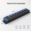 15A 2U Rack Mount PDU with 8 NEMA 5-15R Outlets, Surge Protection, Double Pole Master Switch, Overload Protection & ETL Listed