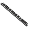 20A Aluminum Desktop PDU Power Strip with 6 Outlets, USB-C 65W Charger, Surge Protector, Digital Meter & ETL Listed