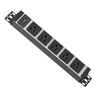 DeskPower 15A Silver Aluminum Desktop PDU Power Station with Circuit Breaker & ETL Listed