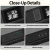 20A Embedded Desktop PDU with 6 AC Outlets, 65W USB-C Charging, Digital Meter Display, Surge Protection & ETL Listed