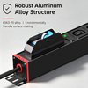 High Power Industrial PDU, 1U 50A Electrical Distribution Unit with IEC C13 & C19 Receptacles for Server and Equipment Applications