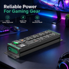 Green Power Series 2U UK PDU with 7 BS 1363 Sockets, USB-C PD 30W Charging, Digital Meter Display & Overload Protection