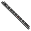 Silver 1U UK PDU with 7 BS 1363 Sockets, USB-C PD 30W Fast Charging, Digital Meter Display & Illuminated Circuit Breaker