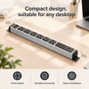 1U UK Rack PDU with 6 Power Outlets, 65W USB-C PD Fast Charger and Illuminated Switch
