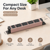 Pink 1U UK PDU with 4 BS 1363 Sockets & Illuminated Circuit Breaker