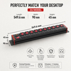 15A 2U Rack PDU Power Strip with 10 NEMA 5-15R Outlets, Master Switch, Overload Protection & ETL Listed
