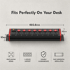 15A 2U Rack Mount PDU with 8 NEMA 5-15R Outlets, Master Switch, Surge Protection, Aluminum Housing & ETL Listed