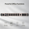 20A Aluminum PDU Power Strip with 6 Outlets, USB-C 65W Charger, Surge Protector and Digital Power Meter