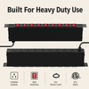 15A Industrial Rack Mount PDU with 9-Switch Control, 9 Outlets and Reliable Power Distribution