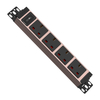 Pink 1U UK PDU with 4 BS 1363 Sockets & Illuminated Circuit Breaker