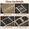 Wood Aluminum PDU Power Strip with Circuit Breaker,NEMA 5-15R, NEMA 5-20R, ETL Listed