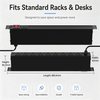 Industrial Grade 1+1U Rack PDU with 9 NEMA 5-15R Outlets, Surge Protective Device & ETL Listed