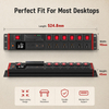 15A 2U Smart Rack PDU with 6 NEMA 5-15R Outlets, 65W USB-C Charging, Digital Meter Display, Surge Protection & ETL Listed