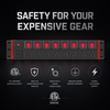 15A 2U Rack Mount PDU with 8 NEMA 5-15R Outlets, Master Switch, Surge Protection, Aluminum Housing & ETL Listed