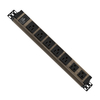 Wood Aluminum PDU Power Strip with Circuit Breaker,NEMA 5-15R, NEMA 5-20R, ETL Listed