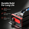 Industrial Heavy Duty PDU Power Distribution Unit, 20A High Power Output with NEMA 5-15R & 5-20R Outlets, 1P Breaker & Surge Protection, ETL Listed