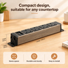 Wood-Grain 1U UK PDU with 4 BS 1363 Sockets & Illuminated Circuit Breaker Switch