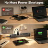 Wood Grain Aluminum Travel PDU with 15A AC Output and 30W Type-C USB Charging