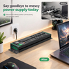 Green Power Series 2U UK PDU with 6 BS 1363 Sockets, USB-C PD 65W Fast Charging, Full Display Metering, Filtered Surge Protection & Overload Protection