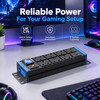 Blue Power Series 2U UK PDU with 7 BS 1363 Outlets, USB-C PD 20W Charging & Overload Protection