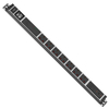 Silver 1U UK PDU with 6 BS 1363 Sockets, USB-C PD 65W Fast Charging, Digital Meter Display & Filtered Surge Protection