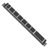 1U UK Rack PDU with 6 Power Outlets, 65W USB-C PD Fast Charger and Illuminated Switch