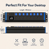 15A 2U Metered Rack PDU with 8 NEMA 5-15R Outlets, Surge Protection, Double Pole Switch & ETL Listed