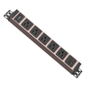 Pink Aluminum Desktop PDU Power Strip 15A with USB-C & USB Charging, Circuit Breaker Protection and ETL Listed