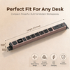 20A Aluminum PDU Power Strip with 6 Outlets, USB-C 65W Charger, Surge Protector and Digital Power Meter
