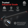 Industrial 1U PDU Power Distribution Unit, 20A High Capacity with 20 NEMA Outlets (17×NEMA 5-15R + 3×NEMA 5-20R), 1P Breaker & ETL Listed