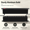 15A 1+1U Rack PDU with 7 NEMA 5-15R Outlets, 2 C13 Ports, Surge Protection & ETL Listed