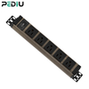 5 Outlet Aluminum PDU Power Strip with Circuit Breaker, ETL Listed