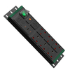 2U UK Power Distribution Unit with 6 BS 1363 Outlets, USB-C PD 65W Charging, Surge Protection & Overload Protection