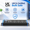 Blue Power Series 2U UK PDU with 7 BS 1363 Sockets, USB-C PD 30W Fast Charging, Digital Power Meter & Overload Protection