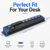 15A 2U Smart Metered Rack PDU with 6 NEMA 5-15R Outlets, 65W USB-C Charging, Full Display Metering, Surge Protection & ETL Listed